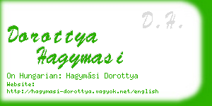 dorottya hagymasi business card